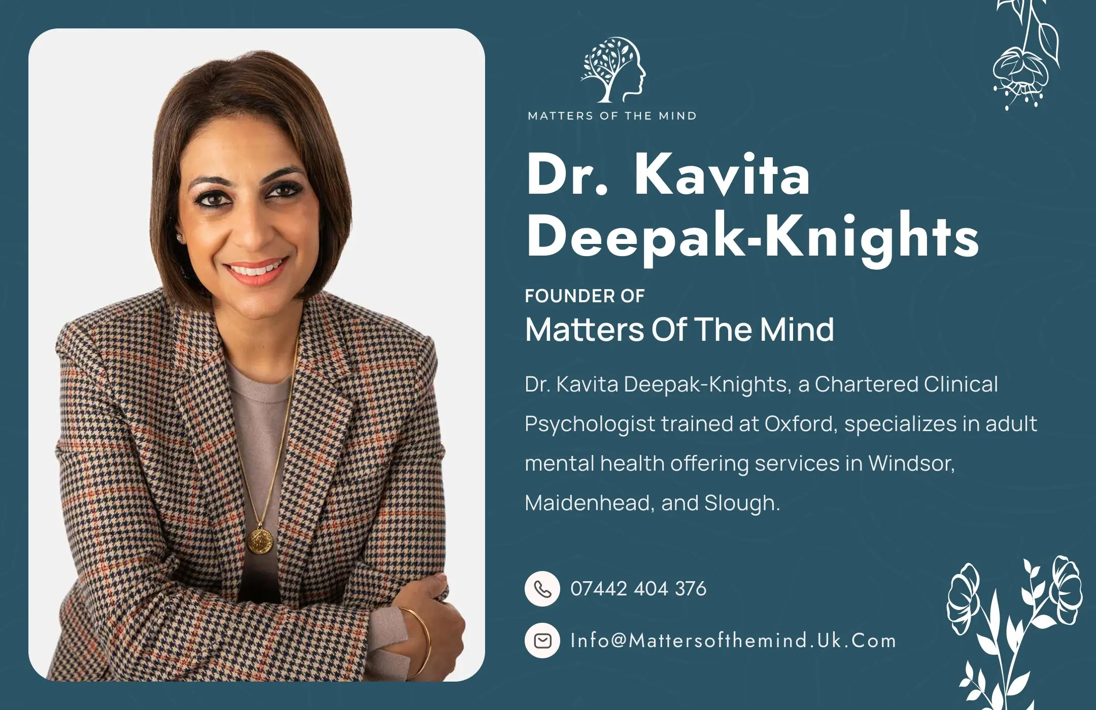 About founder Matters of the Mind
